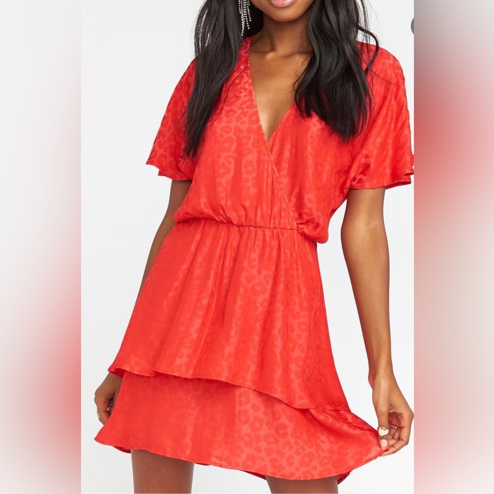 Show Me Your Mumu Red Mini Dress